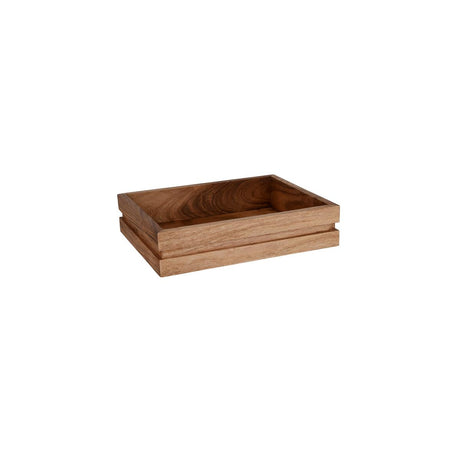 Chef Inox Serve Display Tray Acacia Gn 1/2 325X265X75Mm