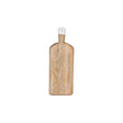 Mangowood Rect Serving Board Footed W/White Hdl 500X180X40Mm