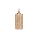 Mangowood Rect Serving Board Footed W/White Hdl 500X180X40Mm