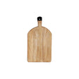 Mangowood Rect Serving Board Footed W/Black Hdl 520X280X40Mm