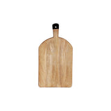 Mangowood Rect Serving Board Footed W/Black Hdl 520X280X40Mm