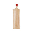 Mangowood Rect Serving Board Footed W/Red Hdl 700X200X40Mm