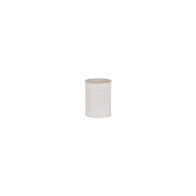 78807 - Coney Isl-Galvanised Creme P/C Cannister 100x130mm (Sold in sets of 4)