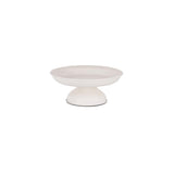 78825 - Coney Isl-Galvanised Creme P/C Coupe Footed Server 300x130mm (Sold in sets of 4)