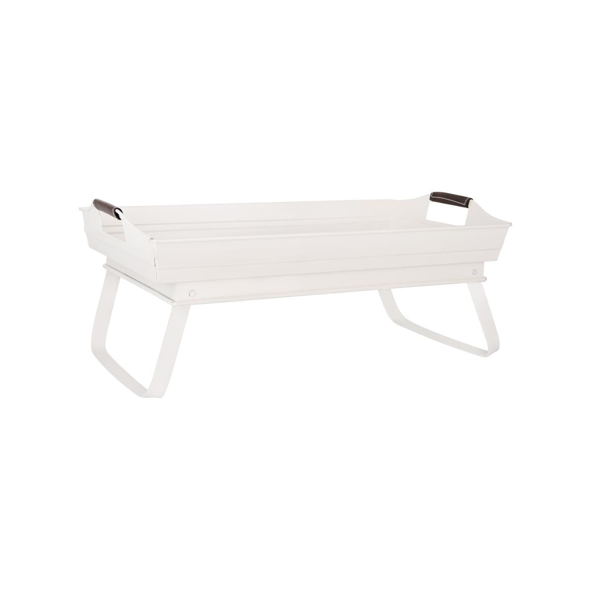 78836 - Coney Isl-Galvanised Creme P/C Tray W/St Rect Lhr 480x310mm (Sold in sets of 6)