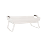 78836 - Coney Isl-Galvanised Creme P/C Tray W/St Rect Lhr 480x310mm (Sold in sets of 6)
