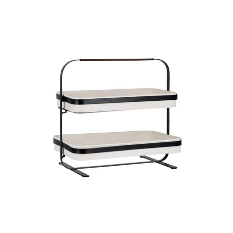 78888 - Coney Isl-Galvanised Creme P/C Display 2 Tier 380x260x370mm (Sold in sets of 2)