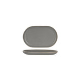 Tablekraft Urban Oval Plate Grey (Sold in sets of 6)