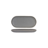 Tablekraft Urban Oval Plate 295X140Mm Grey