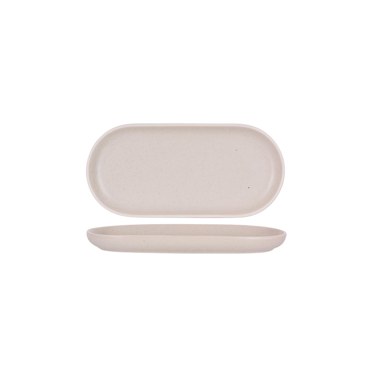 Tablekraft Urban Oval Plate Sand (Sold in sets of 6)