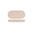 Tablekraft Urban Oval Plate 295X140Mm Reactive Pink
