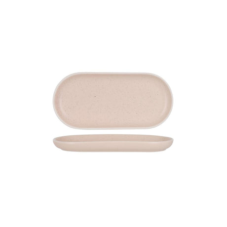 Tablekraft Urban Oval Plate 295X140Mm Reactive Pink
