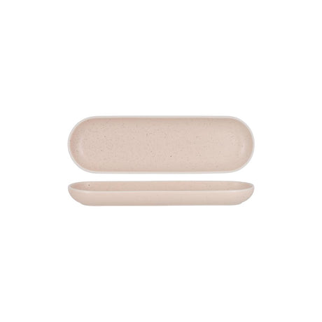Tablekraft Urban Oval Plate 330X100Mm Reactive Pink