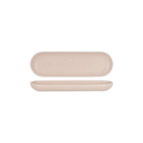 Tablekraft Urban Oval Plate Reactive Pink (Sold in sets of 6)