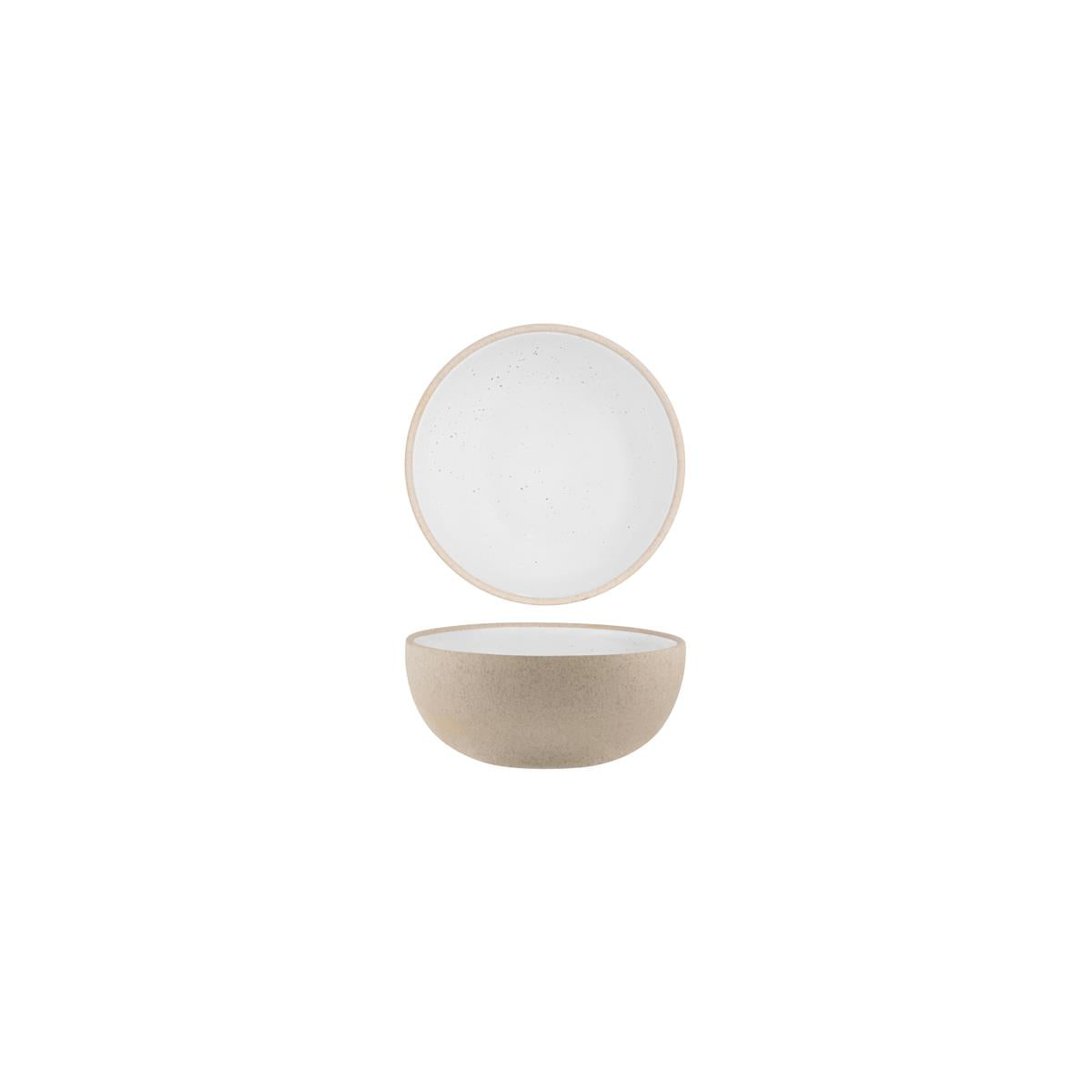 Tablekraft Soho Round Deep Bowl White Pebble (Sold in sets of 6)