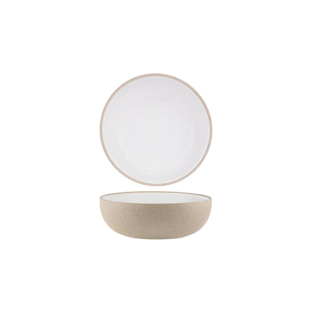 Tablekraft Soho Round Deep Bowl 170X55Mm White Pebble