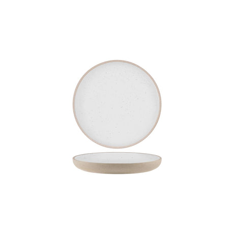 Tablekraft Soho Round Deep Coupe Plate 235X30Mm White Pebble