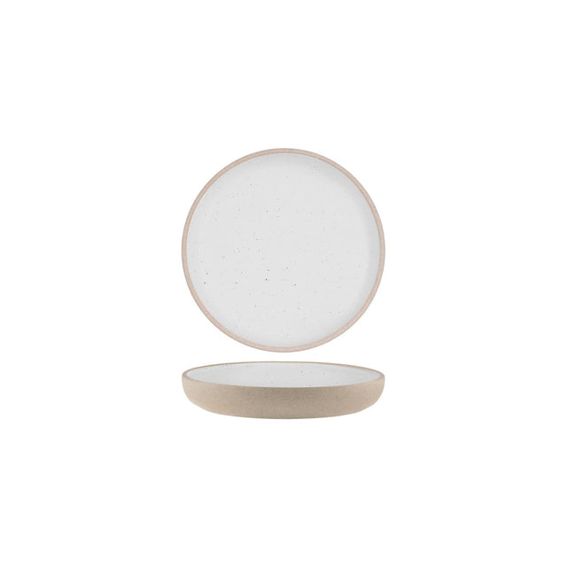 Tablekraft Soho Round Deep Coupe Plate 175X28Mm White Pebble