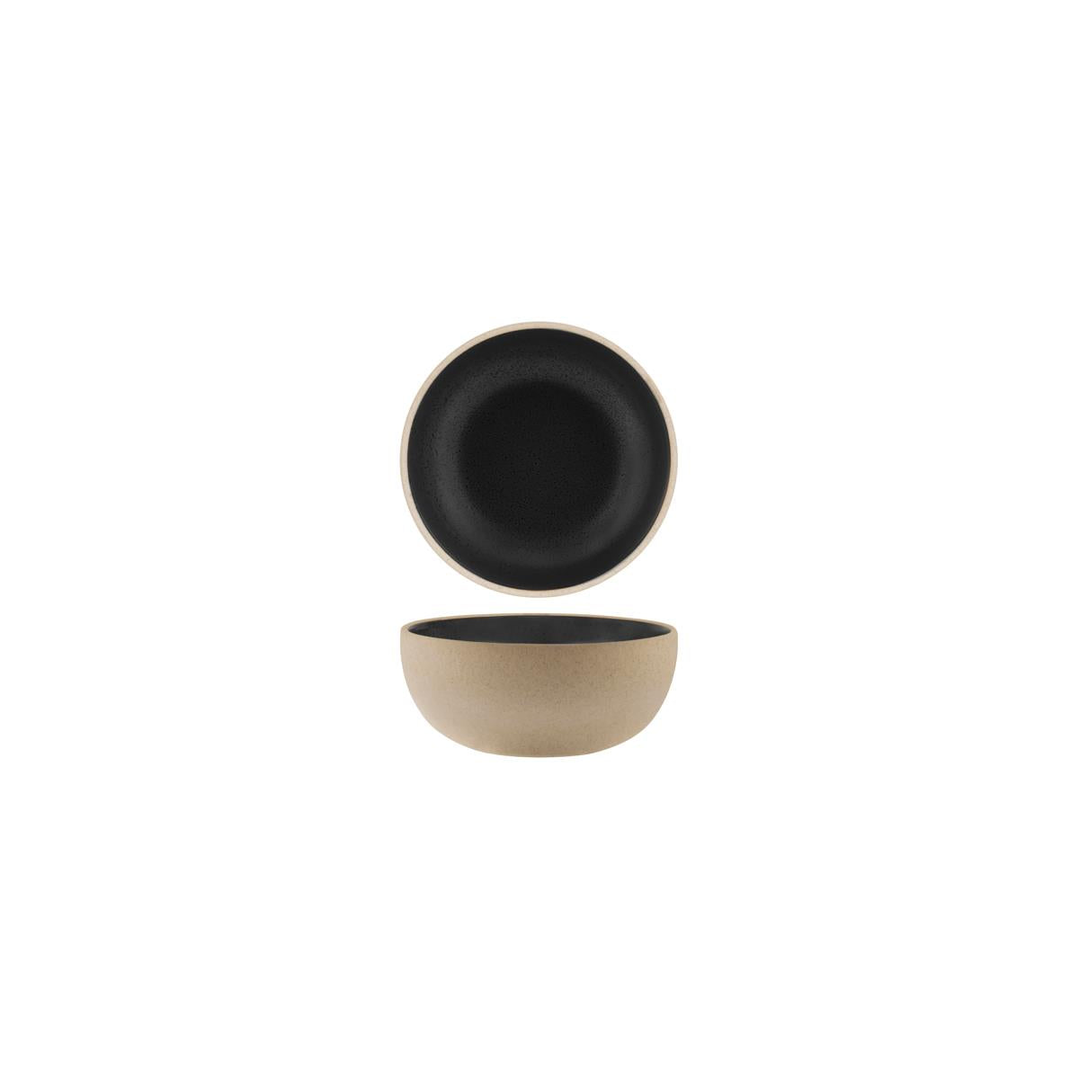 Tablekraft Soho Round Deep Bowl Speckle Black (Sold in sets of 6)
