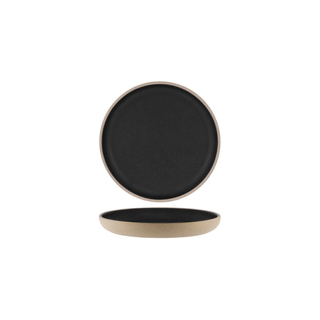 Tablekraft Soho Round Deep Coupe Plate 235X30Mm Speckle Blk