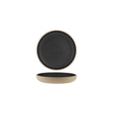 Tablekraft Soho Rnd Deep Coupe Plate Speckle Black (Sold in sets of 6)