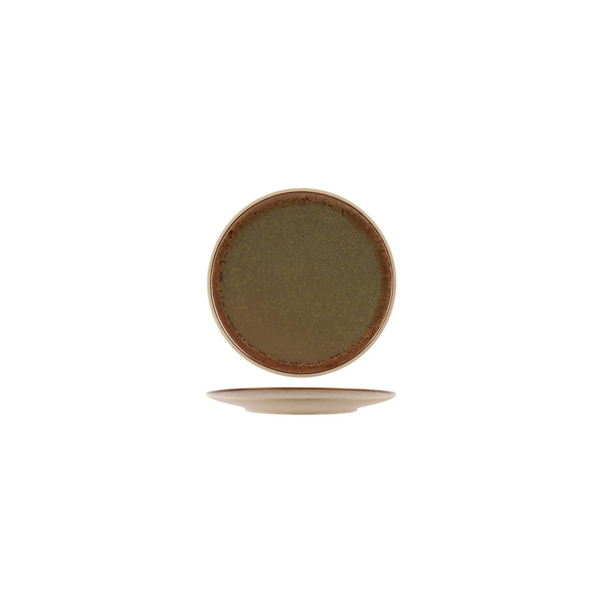 Tablekraft Soho Round Plate 160mm Burnt Sienna (Sold in sets of 6)