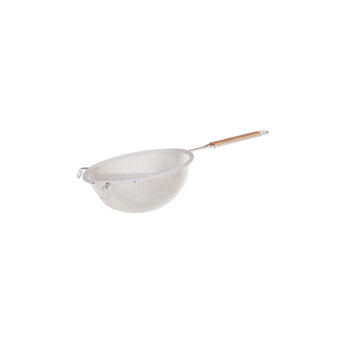 Metaltex Strainer-Fine Tin Mesh 200Mm Wood Hdl