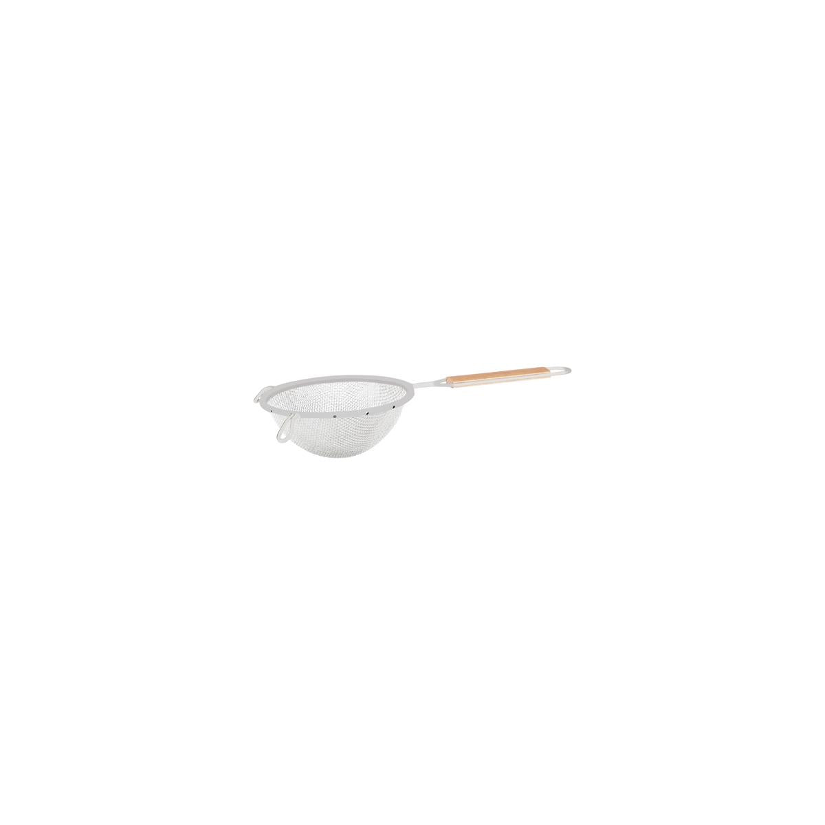 Metaltex Strainer-Medium Tin Mesh 140Mm Wood Hdl