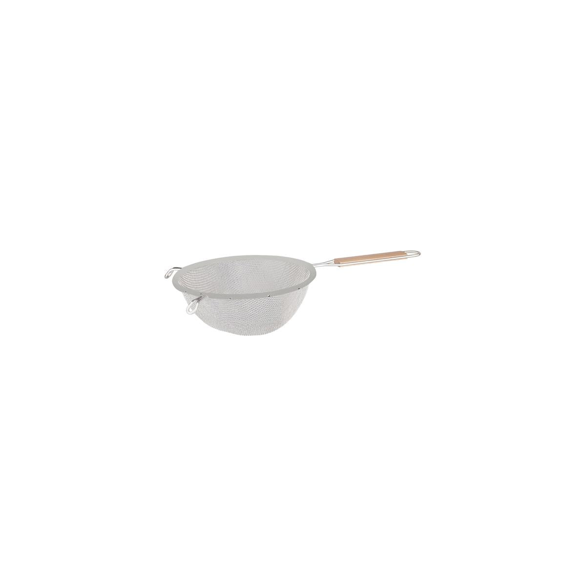 Metaltex Strainer - Medium Tin Mesh Wood Handle