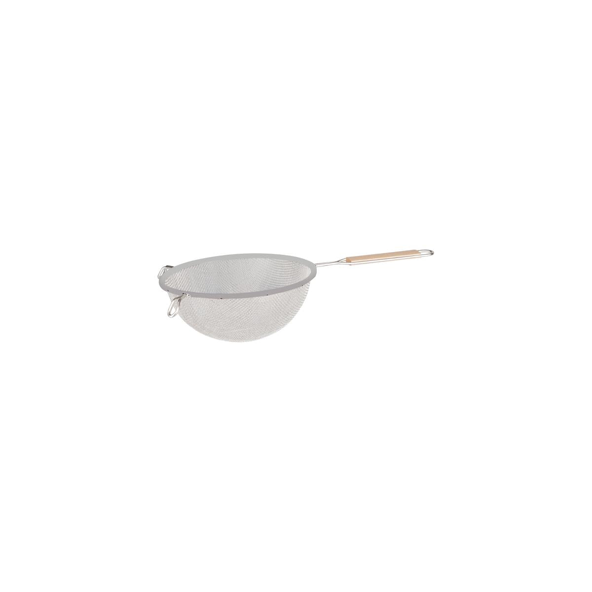 Metaltex Strainer - Medium Tin Mesh Wood Handle
