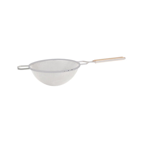 Metaltex Strainer-Medium Tin Mesh 230Mm Wood Hdl