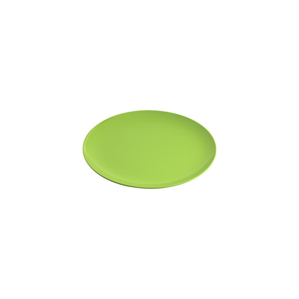 Jab Gelato-Lime Green Round Plate Coupe (Sold in sets of 12)