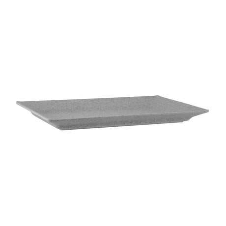 Jab Concrete Matt Rectangular Platter Raised Sides 440X270Mm