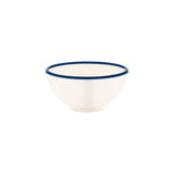 49935 - Jab Vintage Cream Blue Rim Enamel Look (Sold in sets of 6) - Image 3
