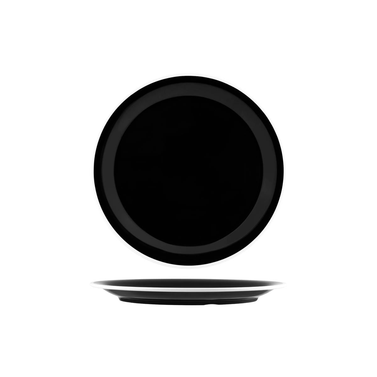 49940 - Jab Vintage Black White Rim Enamel Look (Sold in sets of 24) - Image 2