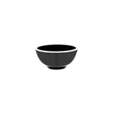 49945 - Jab Vintage Black/White Rim Enamel Look Round Bowl (Set of 6) - Image 2