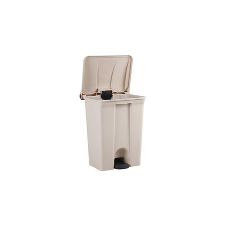 Jiwins Pedal Bin W/Inner Beige Pp/Pe 400X380X600Mm 45.4Lt