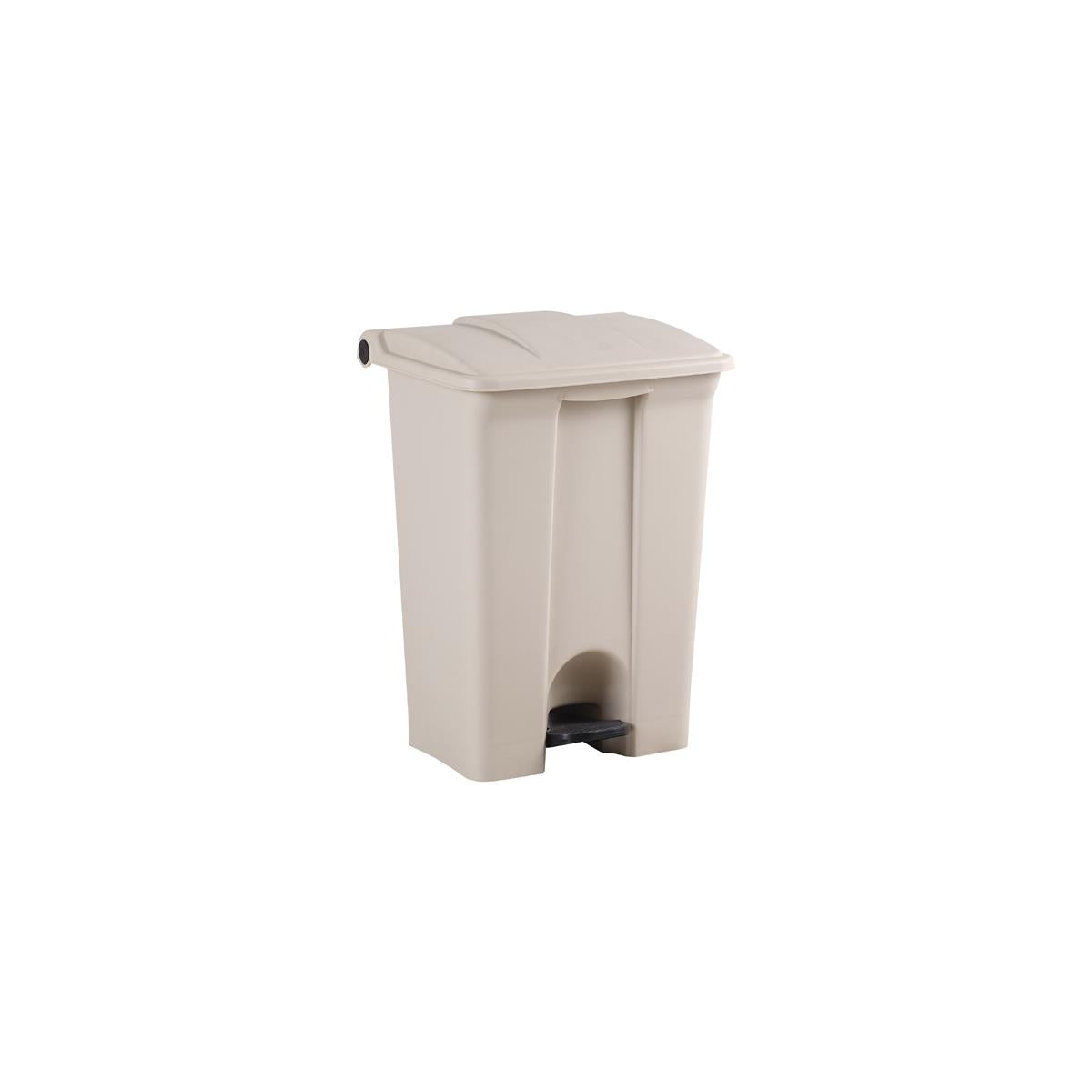 Jiwins Pedal Bin W/Inner Beige Pp/Pe 500X400X670Mm 68.1Lt