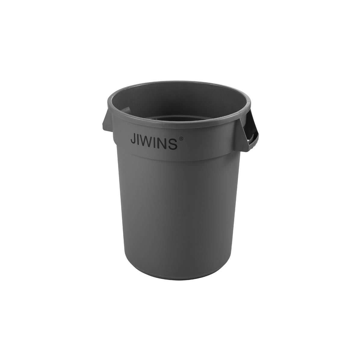 Jiwins Round Recycle Bin Grey Pe 557x693mm 121L