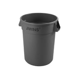 Jiwins Round Recycle Bin Grey Pe