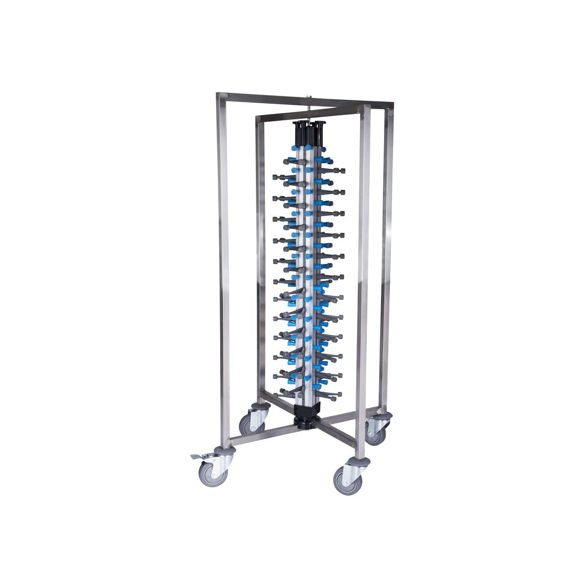 Jiwins Mobile Plate Rack For Plates S\S