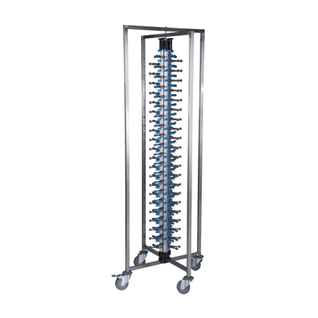 Jiwins Mobile Plate Rack For 84 Plates S\S 650X590X1900Mm