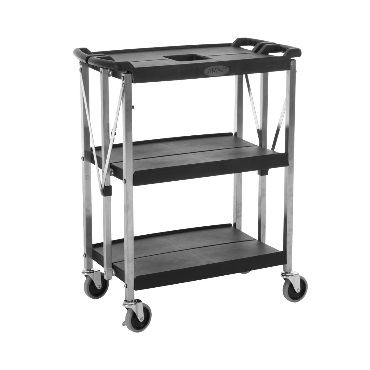 Jiwins Folding Cart Black PpS/S