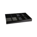 Jiwins Top Divider Housekeeping Cart Black Acr 620x480x65mm (Sold in sets of 6)