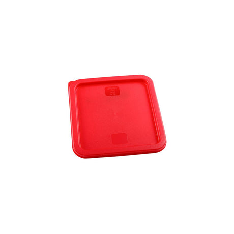 Jiwins Lid For Square 6/8Lt Container  Red Pe 230X230X16Mm