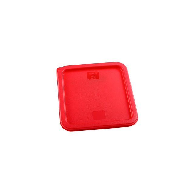 Jiwins Lid For Square 6/8Lt Container  Red Pe 230X230X16Mm