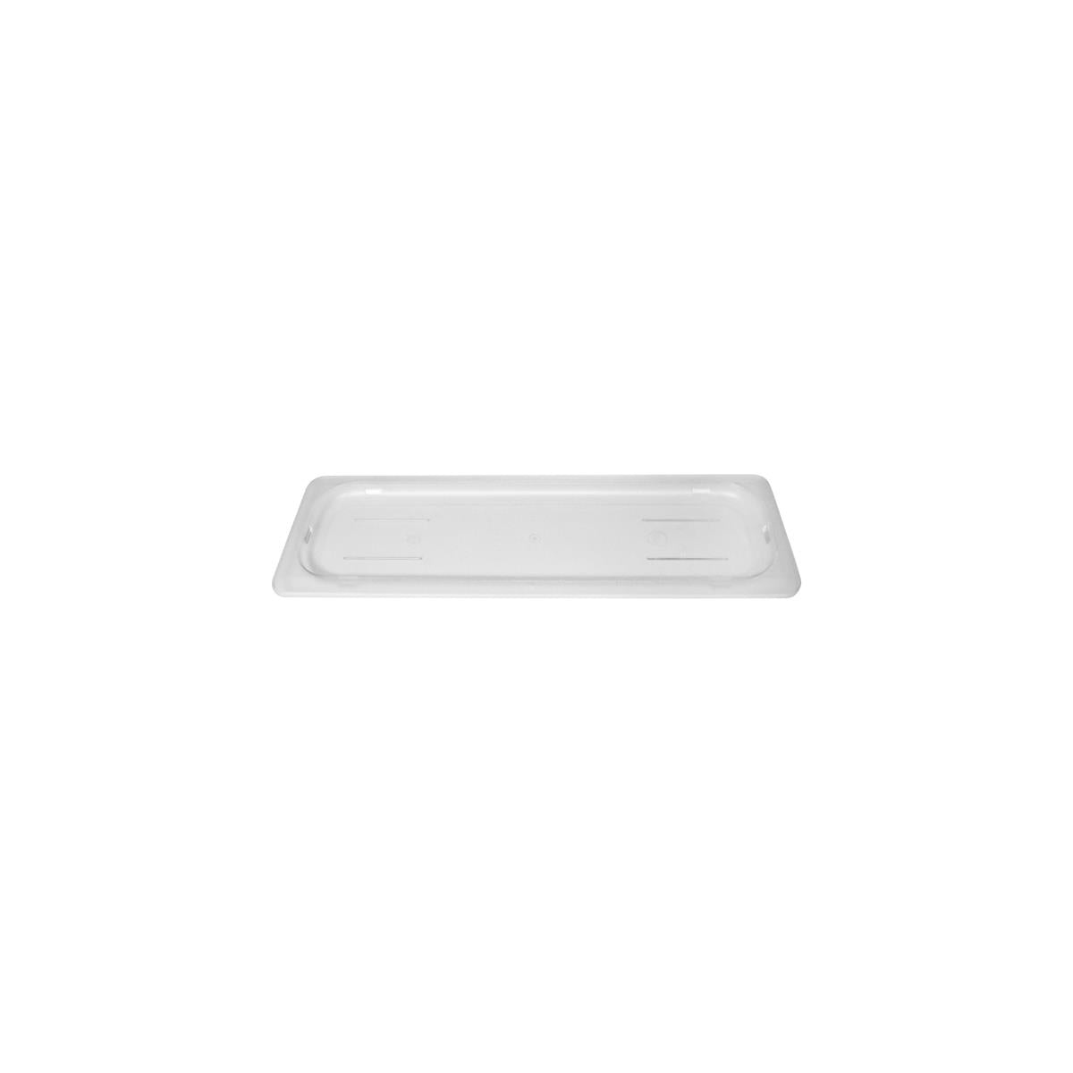 Jiwins Flat Lid-Polycarb 1/4 265x162mm Clear (Sold in sets of 6)