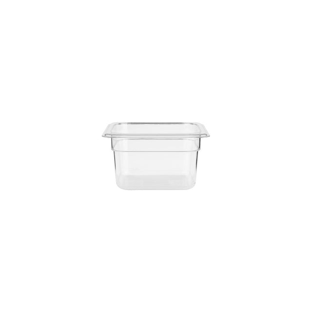 Jiwins Gastronorm Pan- Polycarb 1/6 X 100Mm 1.5Lt Clear