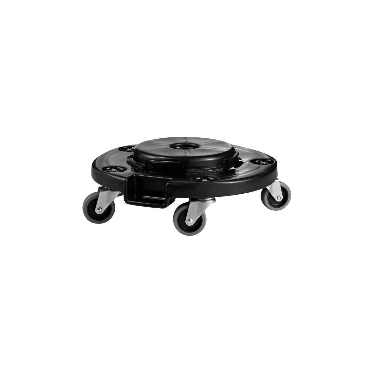 Jiwins Round Dolly For 75/121/166/208L Black Pe 460x164mm (Sold in sets of 2)