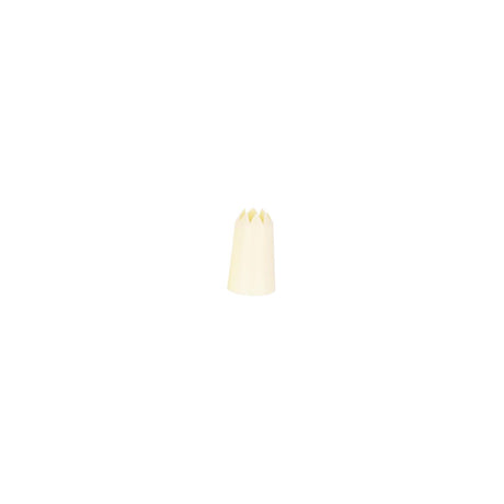 Chef Inox Thermo Decorating Tube Star  Plastic 15Mm White
